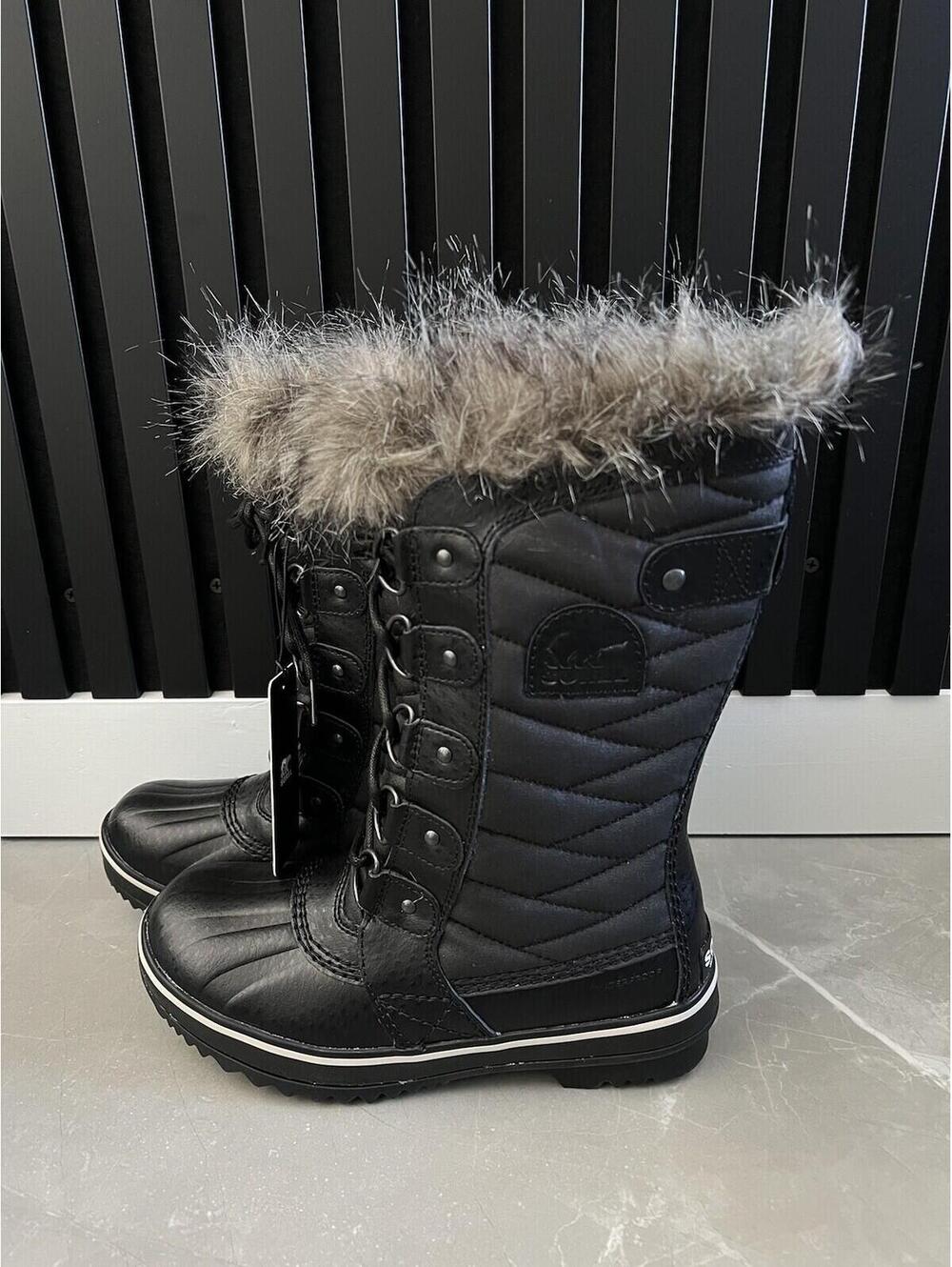 SOREL $190 Tofino II Size 5 Black Women’s Winter Snow Boots NWT - Picture 2 of 5